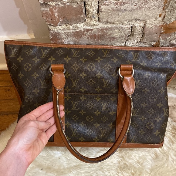 Louis Vuitton vintage 1990’s Sac Weekender Brown Monogram Leather - Picture 3 of 9